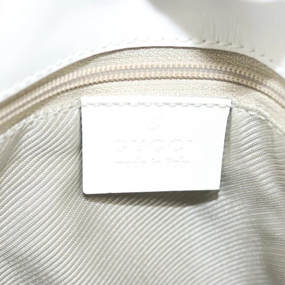 GUCCI GG Canvas Tote Bag Light Blue Gold 002 1099 Auth BA1517 - Picture 7 of 16